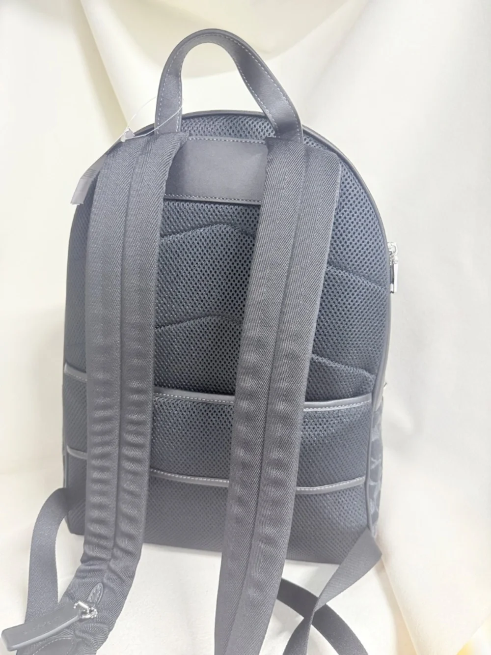 NWT Coach Taylor Backpack in Signature Denim Silver/Black CDC49